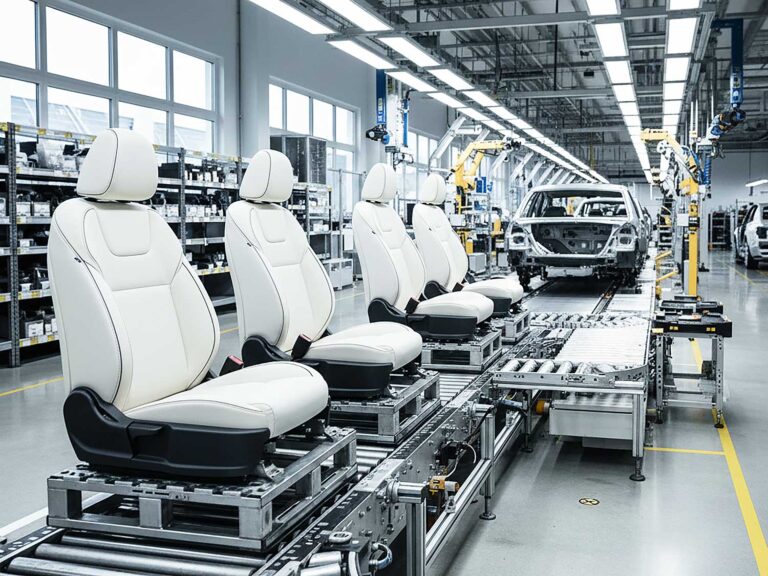 座席シート搬出コンベア